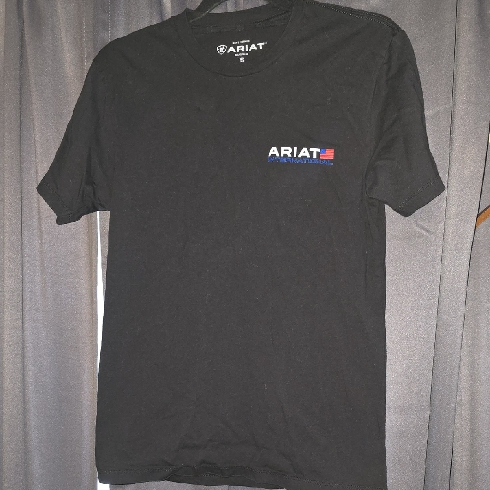 Ariat Men's Black Tee with Logo